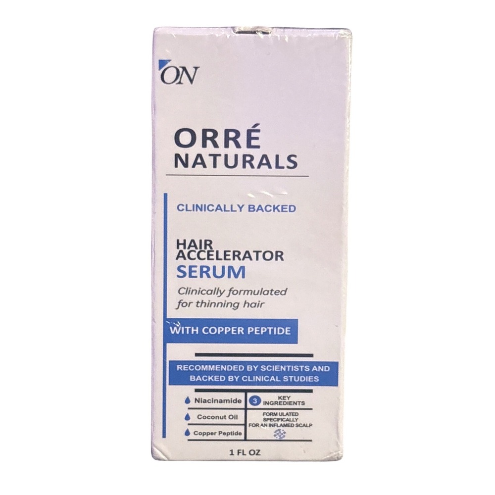 NEW Orre Naturals Hair Accelerator Serum Copper Peptide Niacinamide 1 oz
